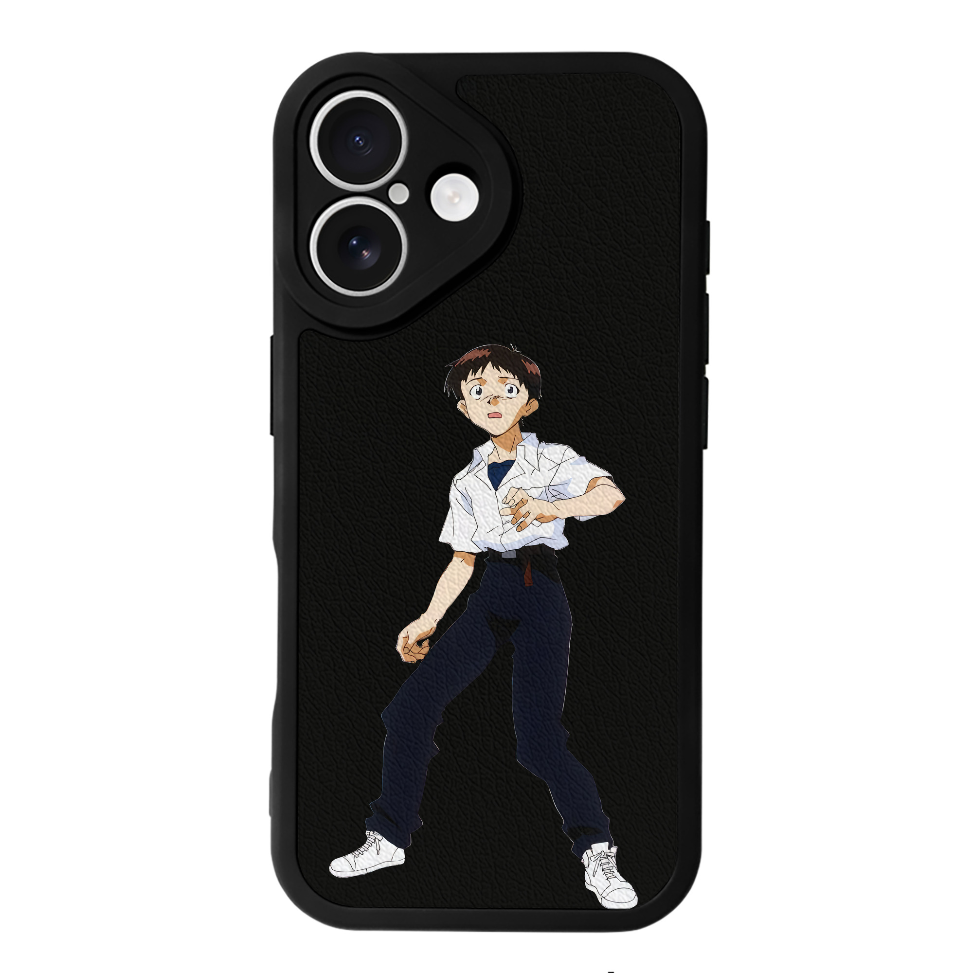 （画像用） EVA 新世紀エヴァンゲリオン 【iPhone 16シリーズ対応】シリコンスマホケース（レザー調） 材質：シリコン